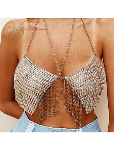 rhinestone fringe top